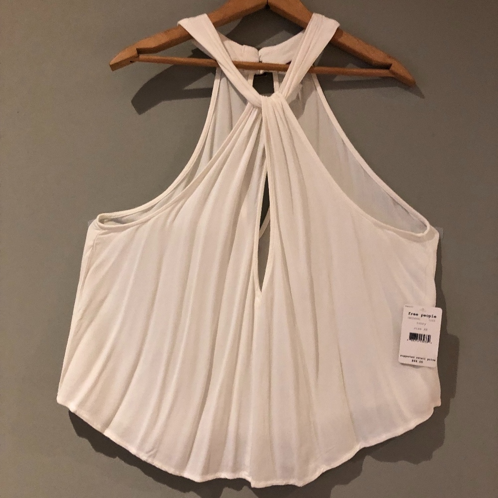 Free People Ivory Top sz XS NWT - Picture 1 of 3